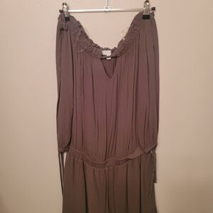Active USA One Shoulder Gray Dress